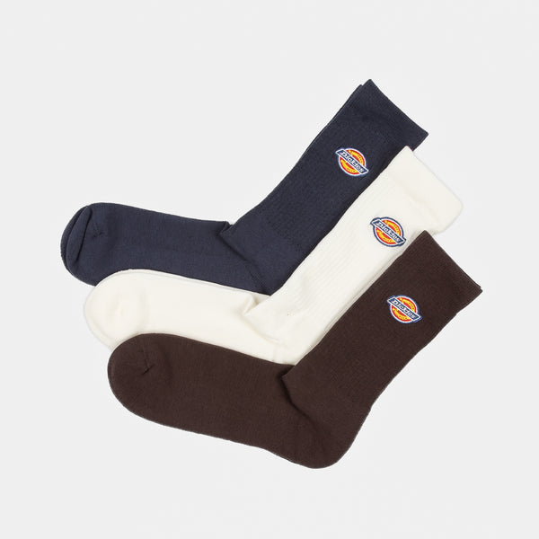 Dickies - Valley Grove (3 Pack) Socks - Navy Blue