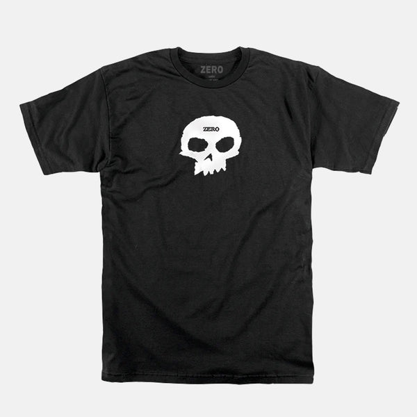 Zero Skateboards - Single Skull T-Shirt - Black