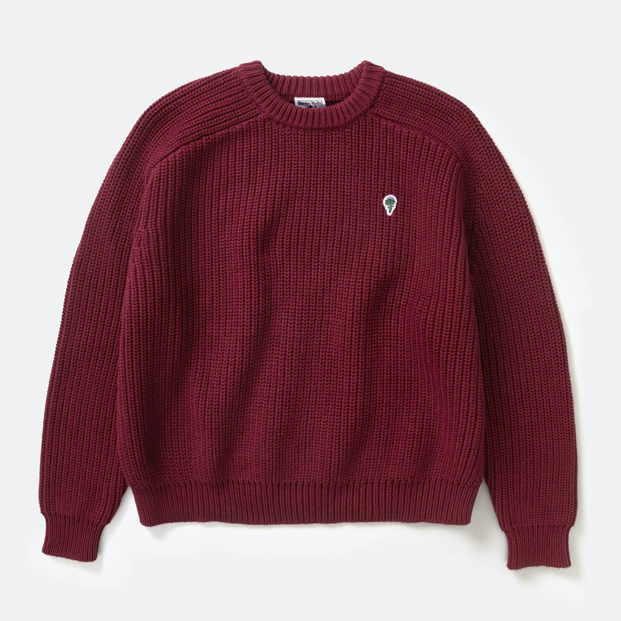 Service Works - Artichoke Knitted Sweatshirt - Burgundy