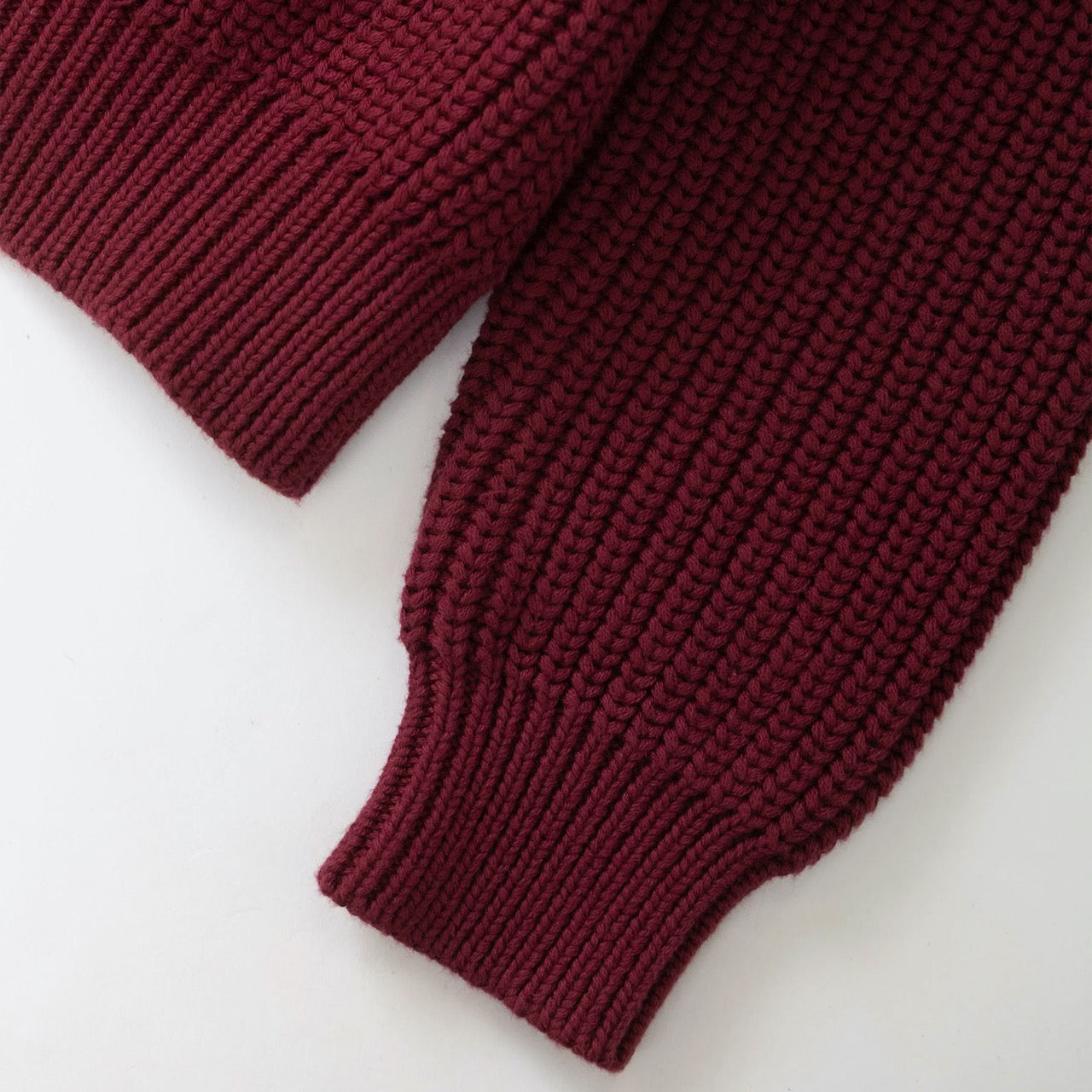 Service Works - Artichoke Knitted Sweatshirt - Burgundy
