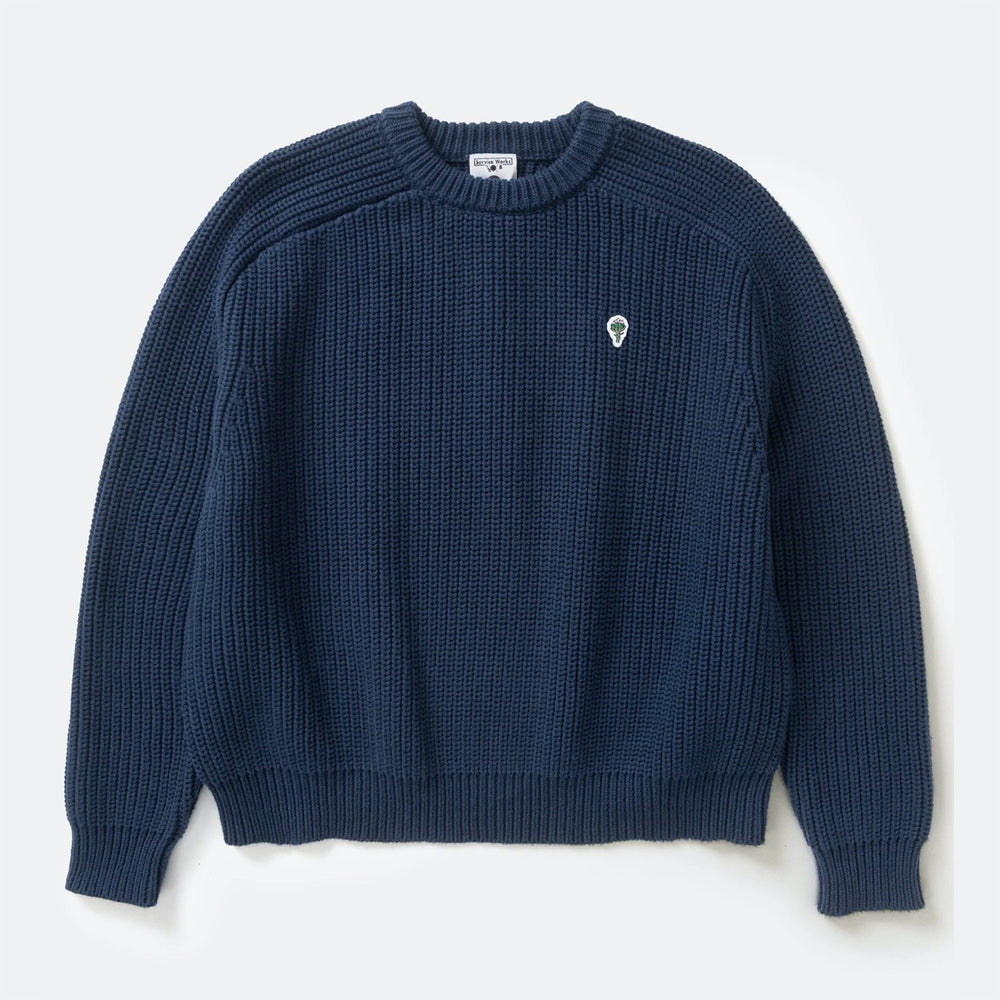 Service Works - Artichoke Knitted Sweatshirt - Navy