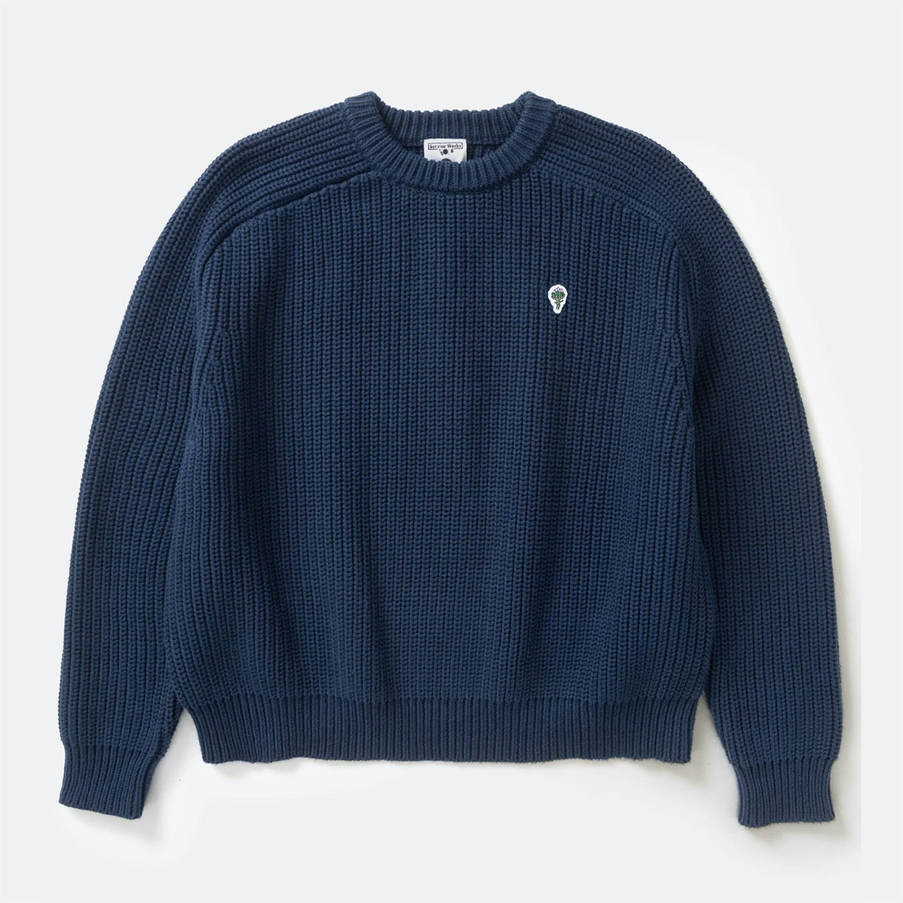 Service Works - Artichoke Knitted Sweatshirt - Navy