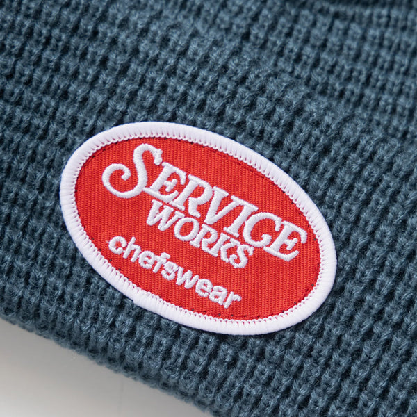 Service Works - Waffle Patch Beanie - Teal