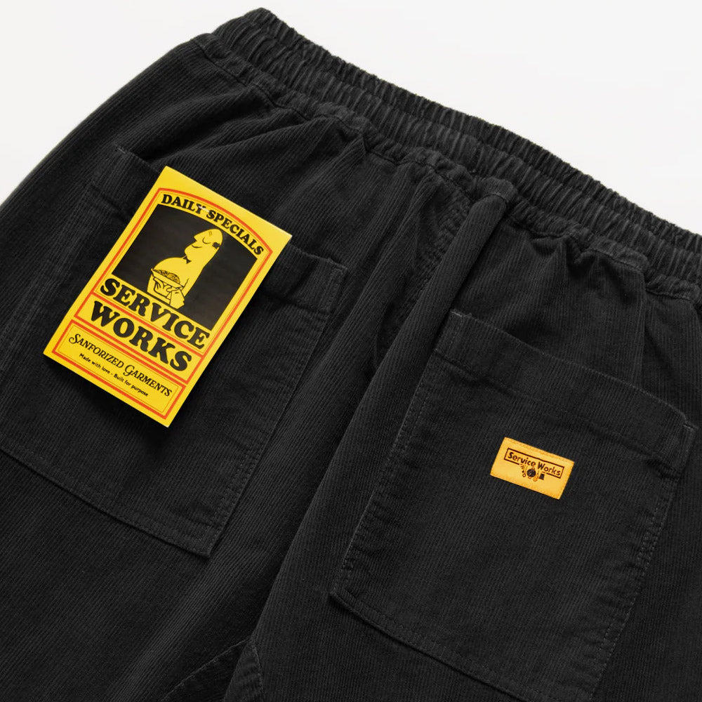 Service Works - Corduroy Chef Pants - Black