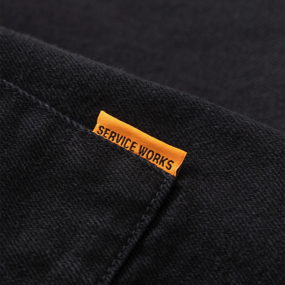 Service Works - Denim Script Popover Shirt - Dark Wash