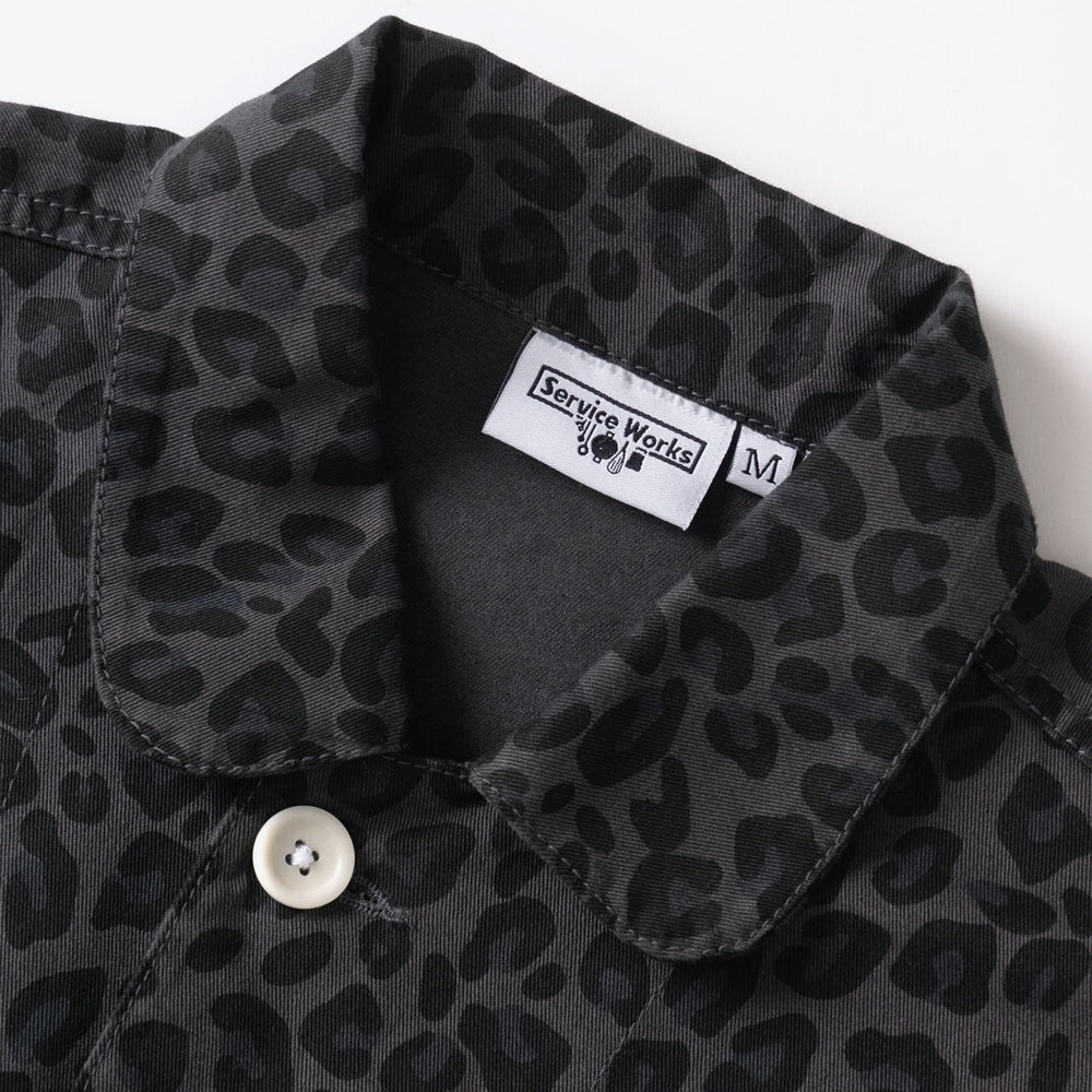Service Works - Easy Chef Long Sleeve Shirt - Black Leopard