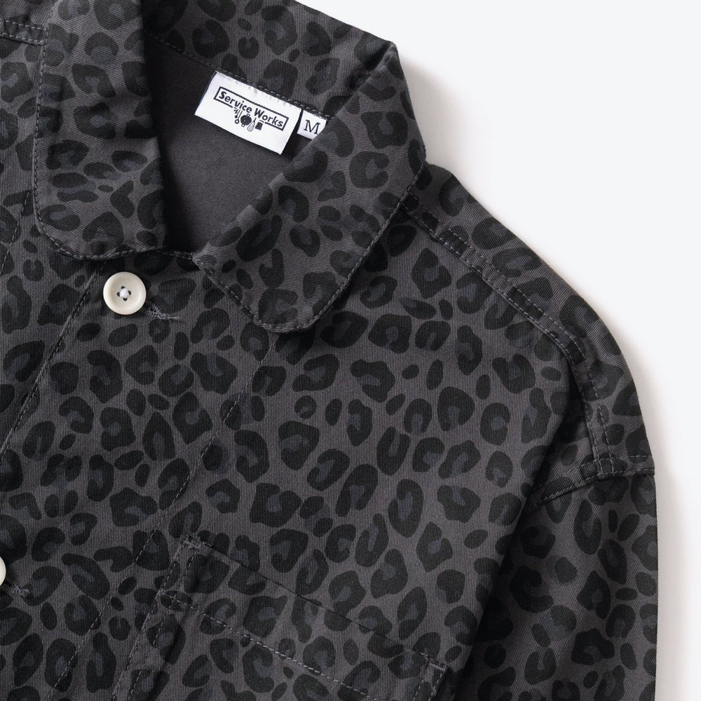 Service Works - Easy Chef Long Sleeve Shirt - Black Leopard