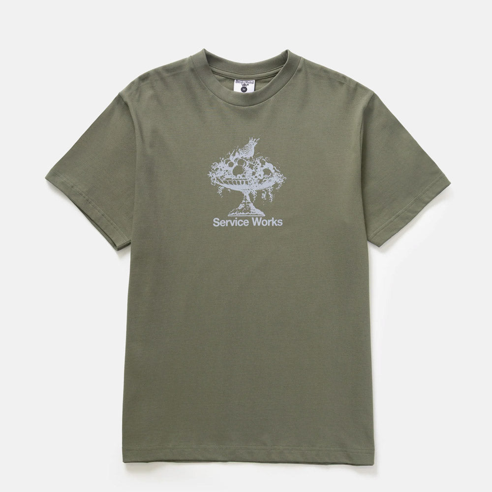 Service Works - Fruit Bowl T-Shirt - Olive