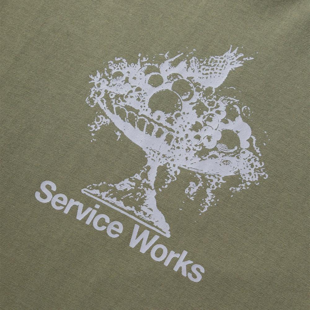 Service Works - Fruit Bowl T-Shirt - Olive