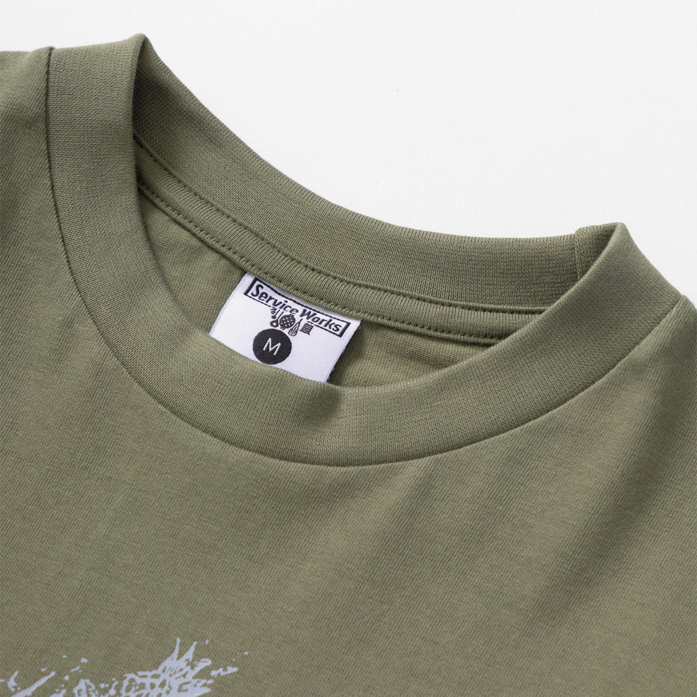 Service Works - Fruit Bowl T-Shirt - Olive