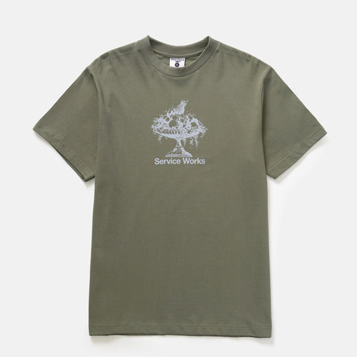 Service Works - Fruit Bowl T-Shirt - Olive