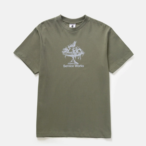 Service Works - Fruit Bowl T-Shirt - Olive
