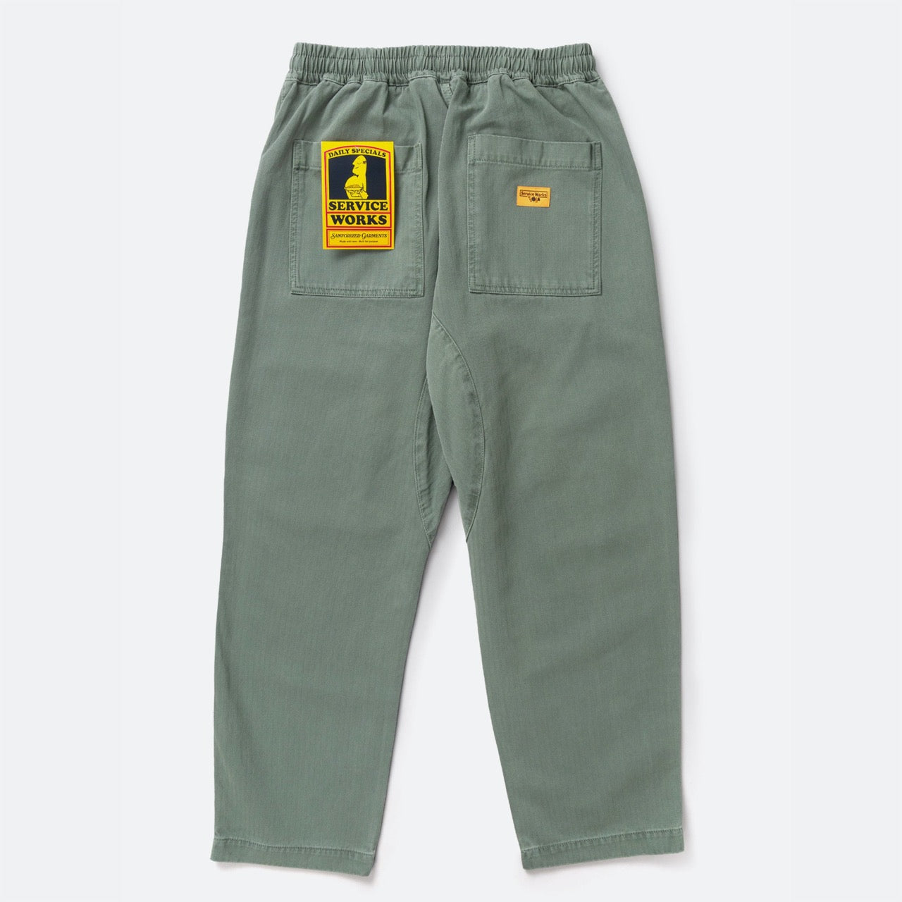 Service Works - Pigment Herringbone Twill Chef Pants - Olive