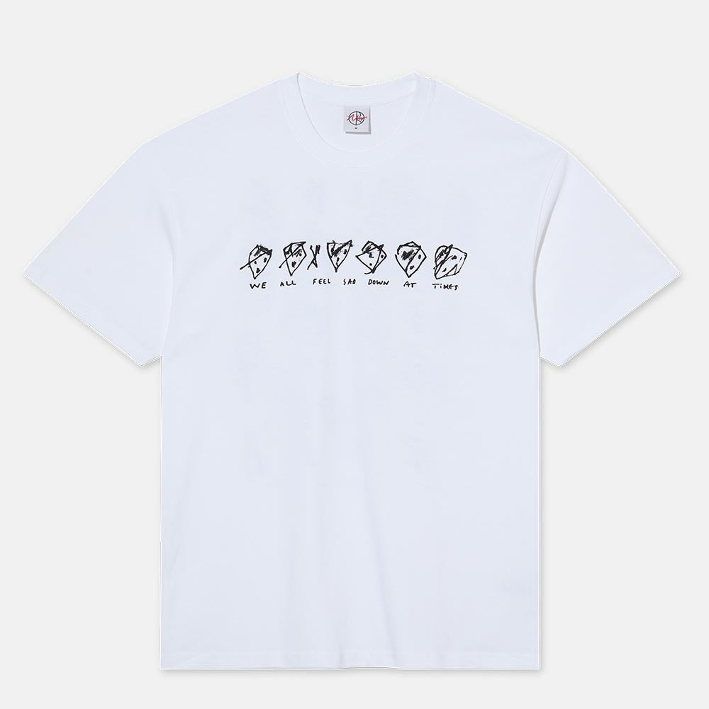 Polar Skate Co. - Sad At Times T-Shirt - White