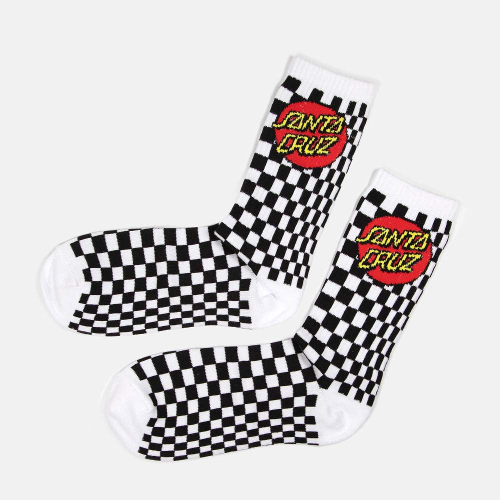 Santa Cruz - Beat Check Socks - Black / White