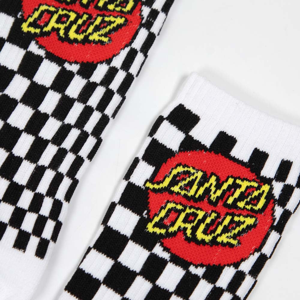 Santa Cruz - Beat Check Socks - Black / White