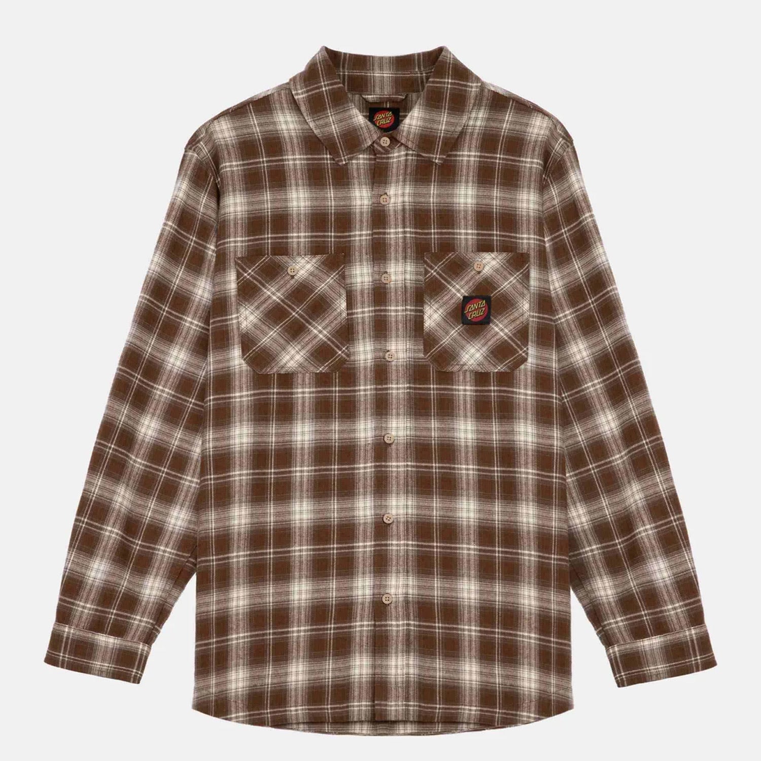 Santa Cruz - Apex Shirt - Brown Check