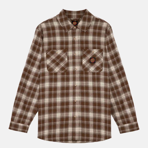 Santa Cruz - Apex Shirt - Brown Check