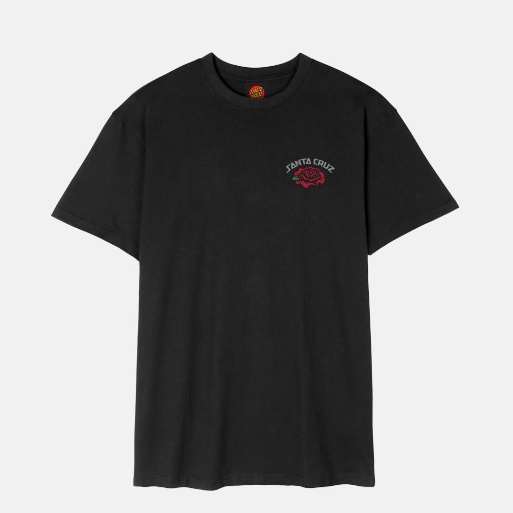 Santa Cruz - Dressen Roses Solo T-Shirt - Black