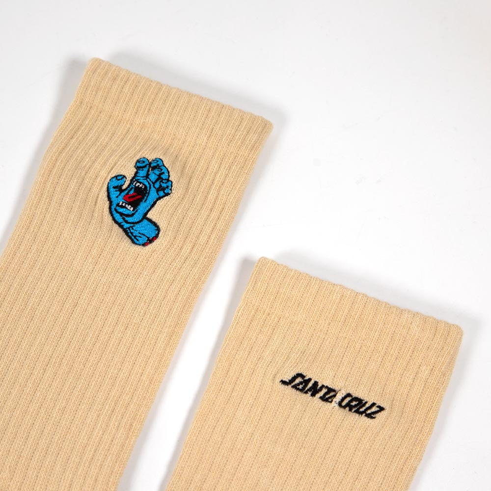 Santa Cruz - Screaming Mini Hand Sock - Blond Wood