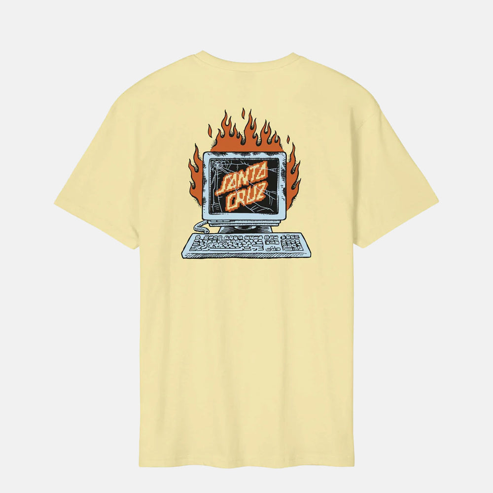 Santa Cruz - Self Destruct T-Shirt - Custard