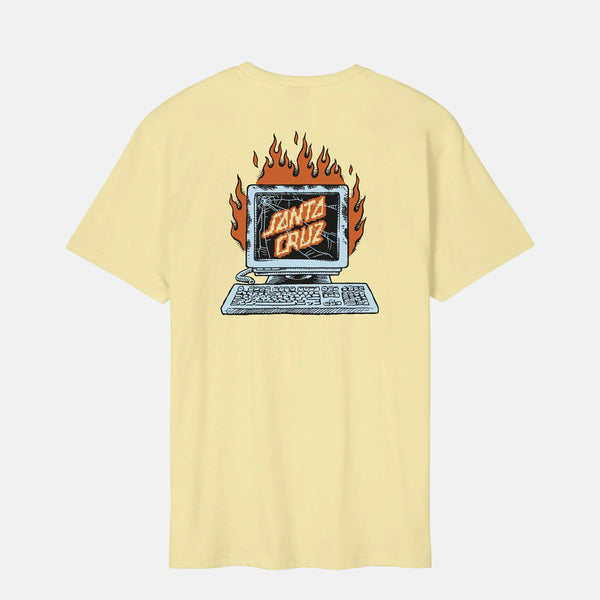 Santa Cruz - Self Destruct T-Shirt - Custard