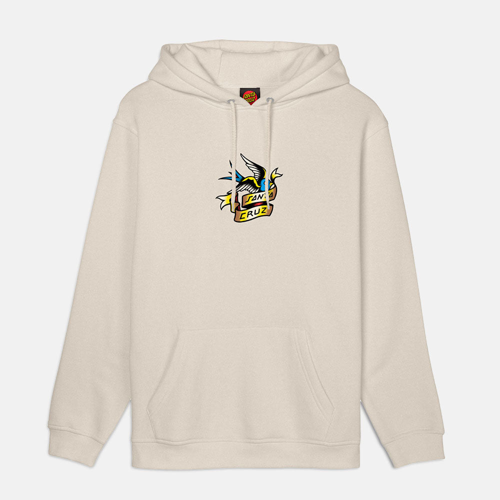 Santa Cruz - Sommer Sparrow Hooded Sweatshirt - Chalk