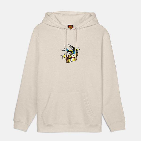 Santa Cruz - Sommer Sparrow Hooded Sweatshirt - Chalk