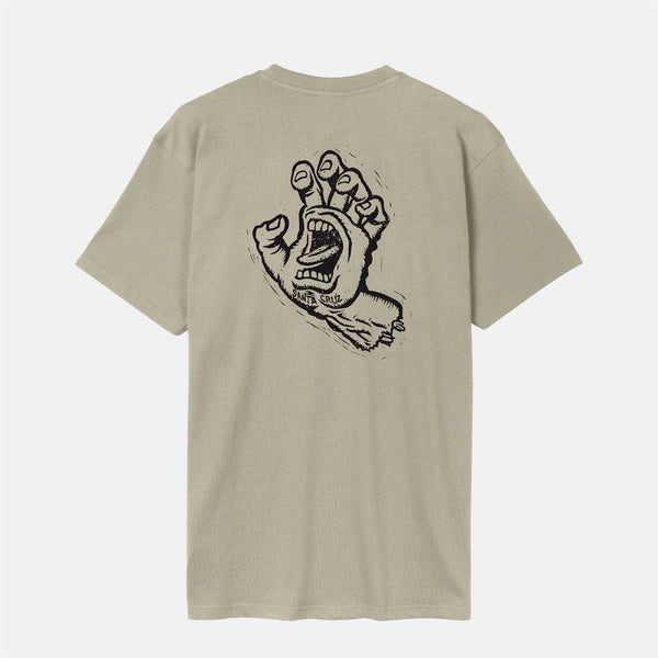 Santa Cruz - Stamped T-Shirt - Stone Grey