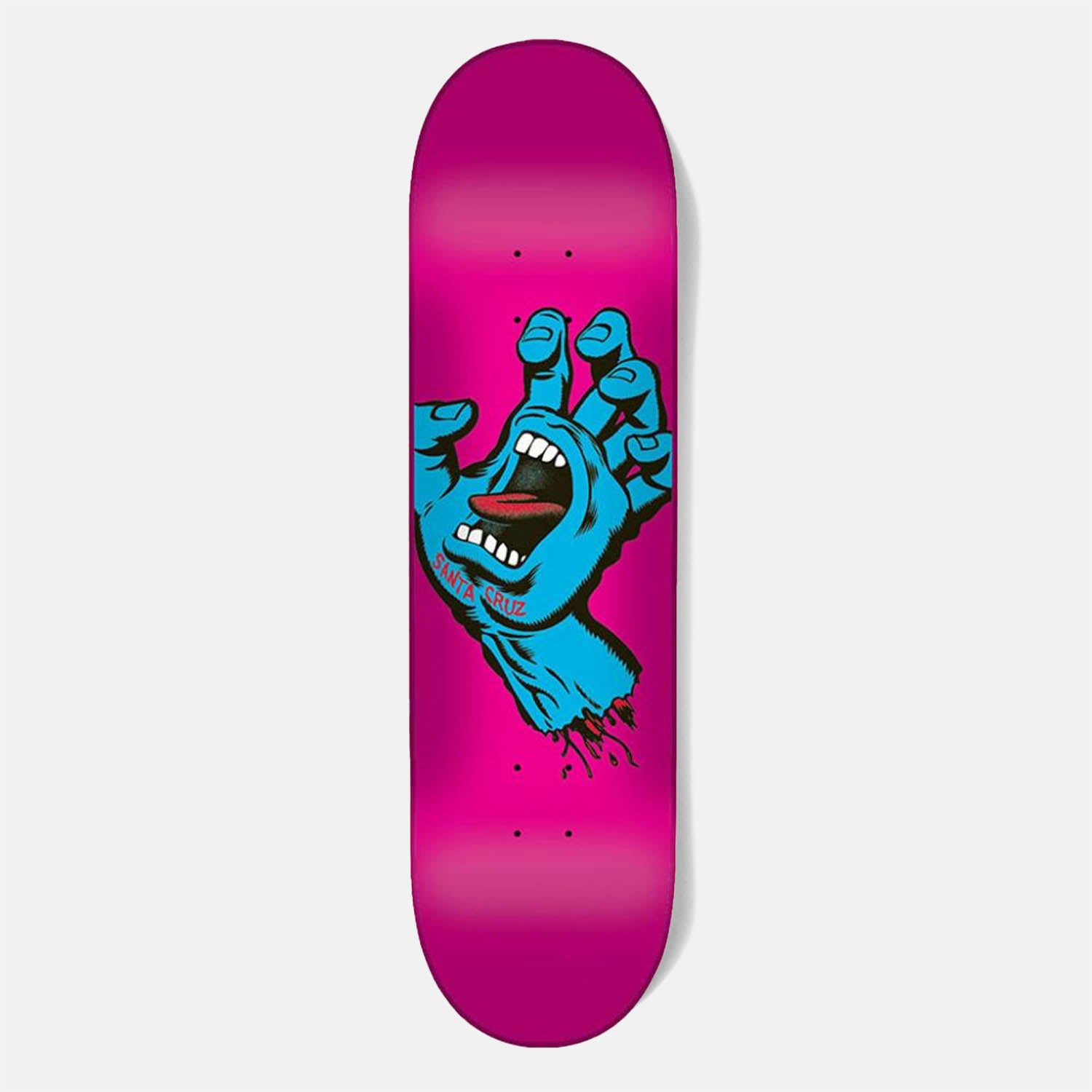 Santa Cruz - 7.875" Screaming Hand Logo Skateboard Deck - Pink
