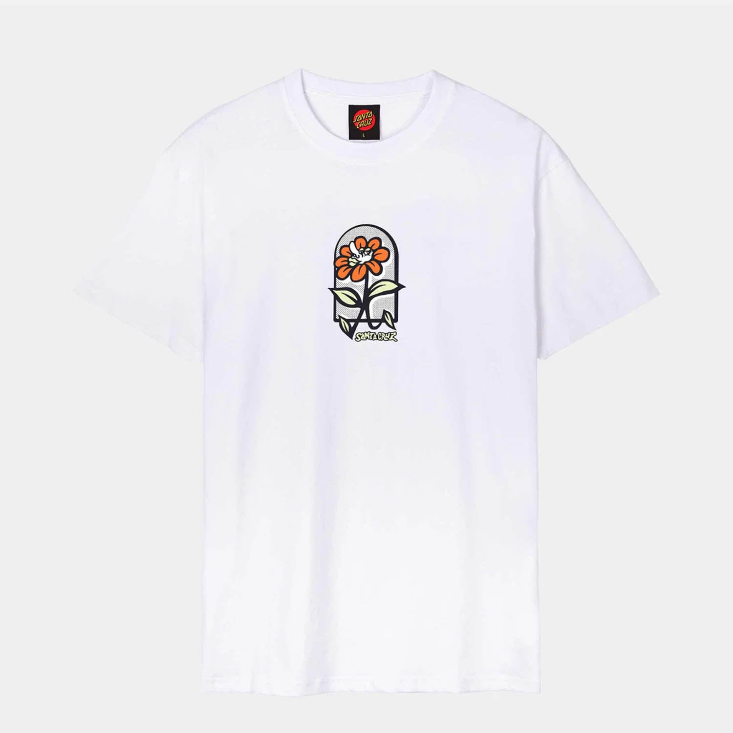 Santa Cruz - Delfino Flower Guy T-Shirt - White