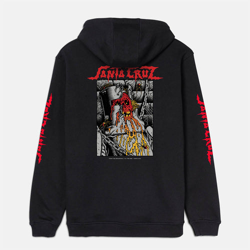 Santa Cruz - Pace Dungeon Hooded Sweatshirt - Black