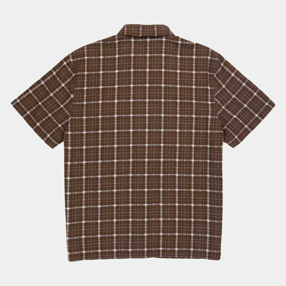 Santa Cruz - Eli Short Sleeve Shirt - Brown Check