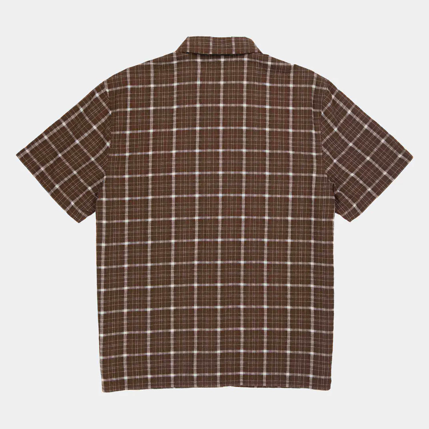 Santa Cruz - Eli Short Sleeve Shirt - Brown Check