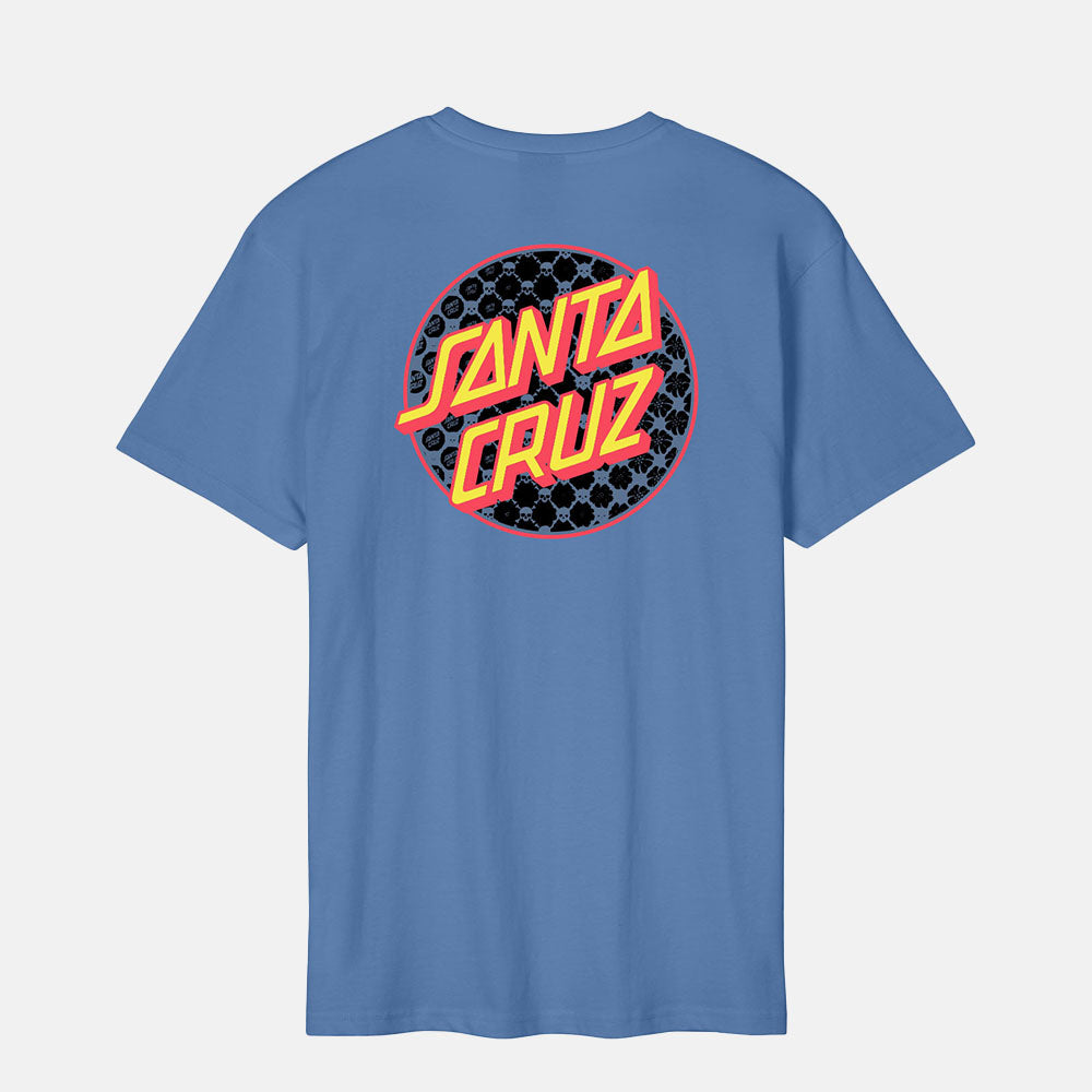 Santa Cruz - Meyer Freestyle Dot T-Shirt - Dusty Blue