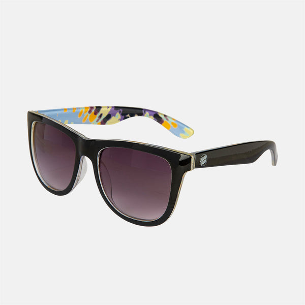 Santa Cruz - Opus Dot Sunglasses - Black / Purple Rainbow