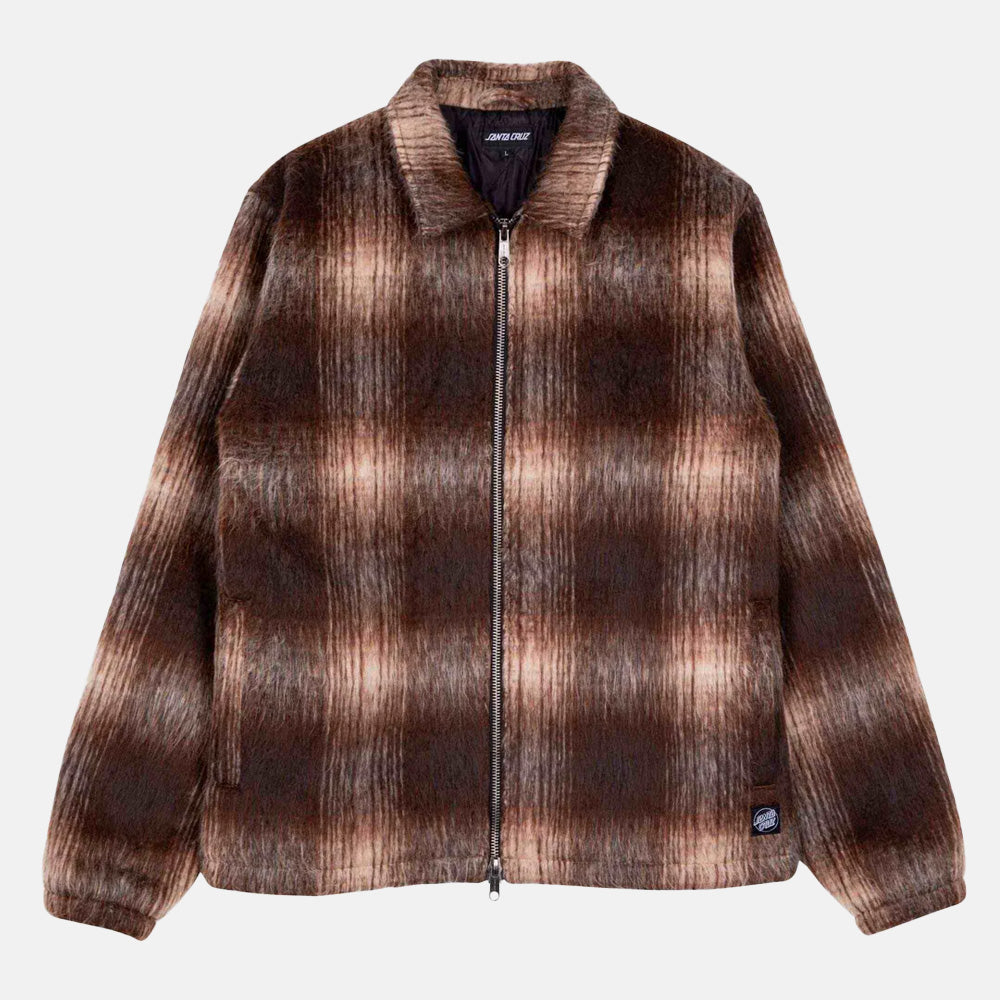 Santa Cruz - Hideout Jacket - Brown Check