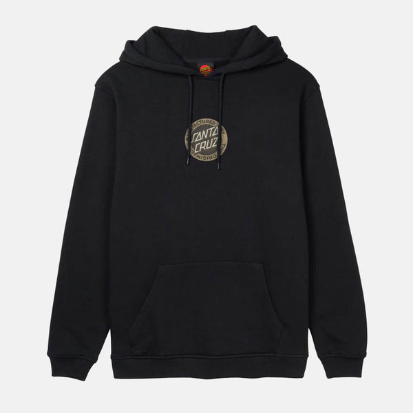 Santa Cruz - Carved MFG Front Hooded Sweatshirt - Black