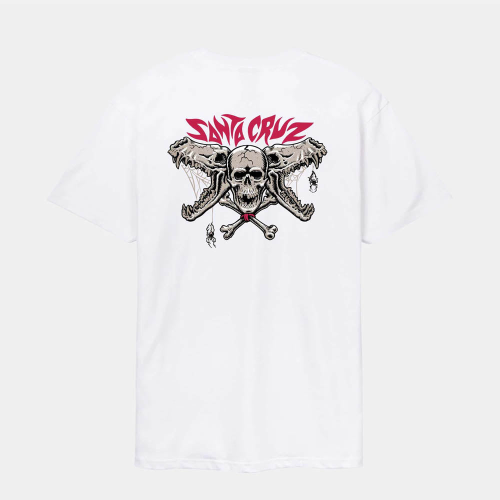 Santa Cruz - Pace Torch Bones T-Shirt - White