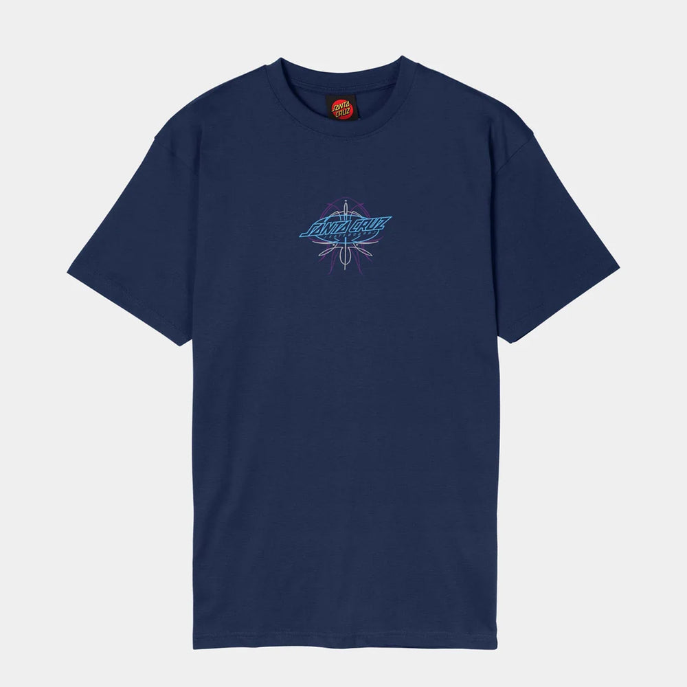 Santa Cruz - Meek Pinstripe Slasher T-Shirt - Midnight Blue