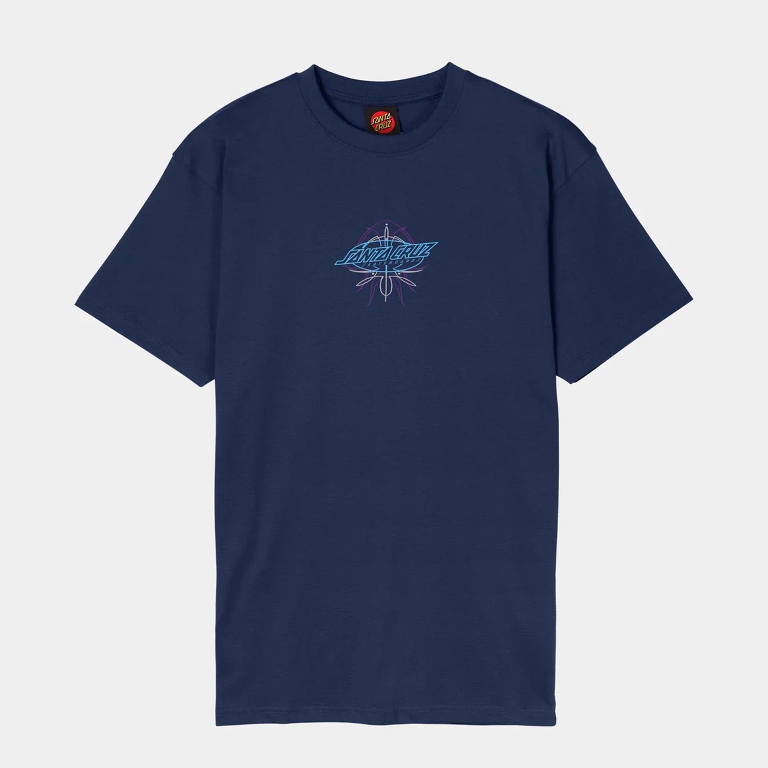 Santa Cruz - Meek Pinstripe Slasher T-Shirt - Midnight Blue