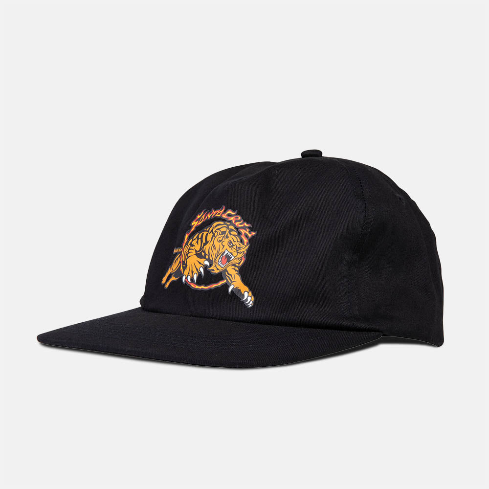 Santa Fu Cap Santa Cruz - Salba Tiger Simplified Snapback Cap - Black – Welcome ...