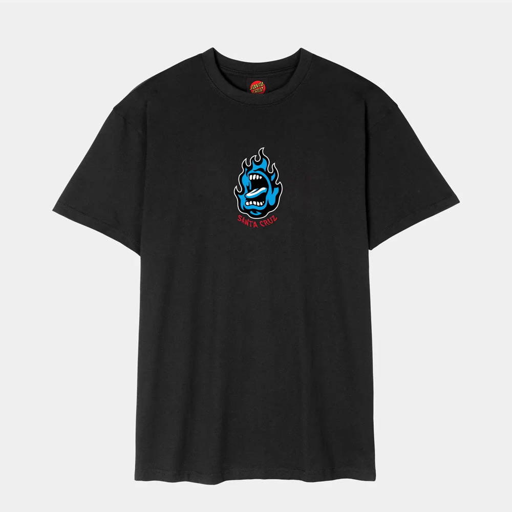 Santa Cruz - Screaming Flame Front T-Shirt - Black