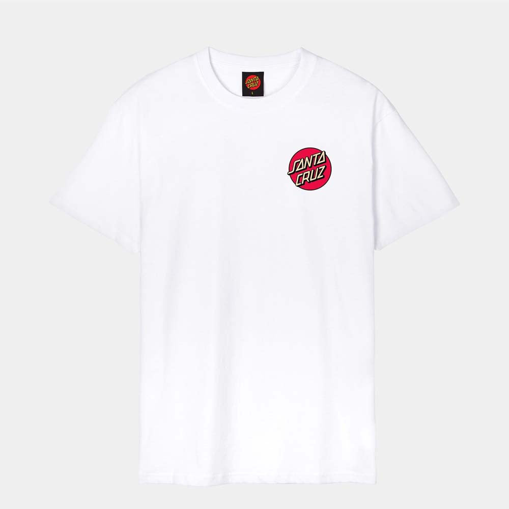 Santa Cruz - Screaming Rose Flash T-Shirt - White