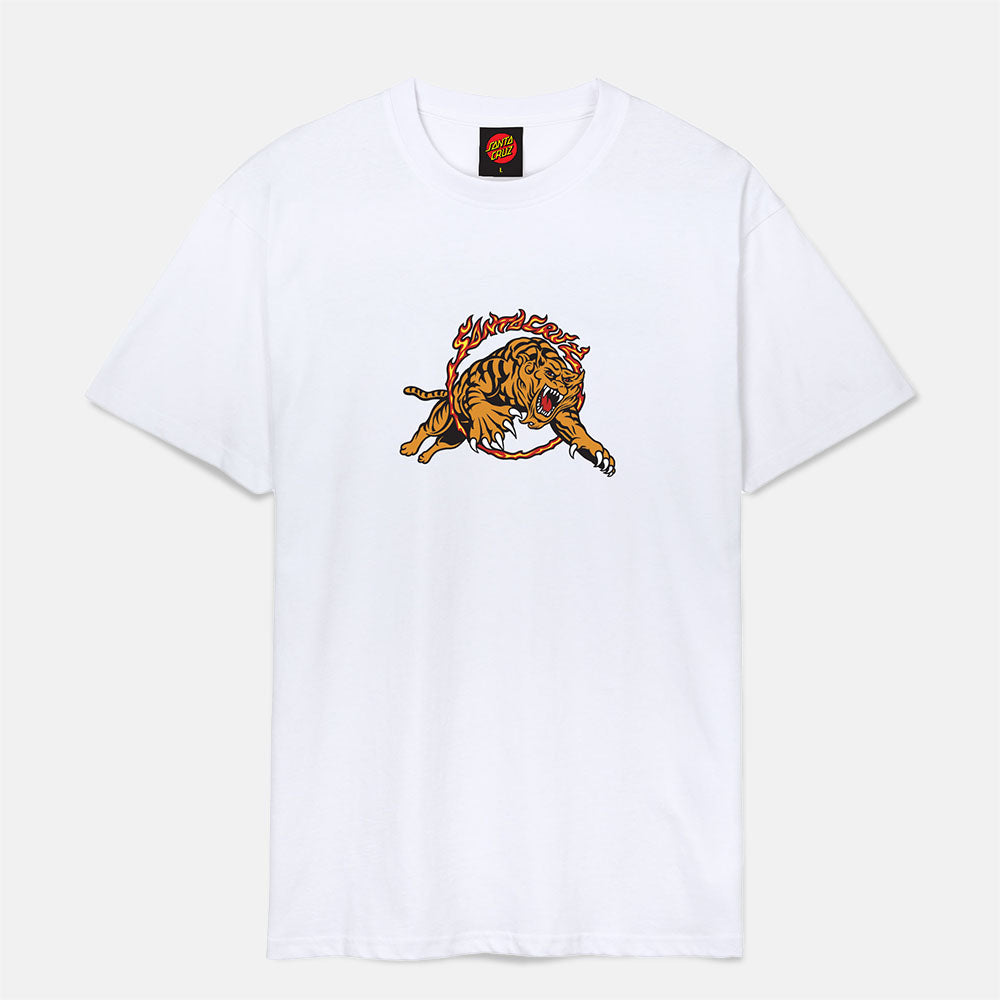 Santa Cruz - Salba Tiger Simplified T-Shirt - White