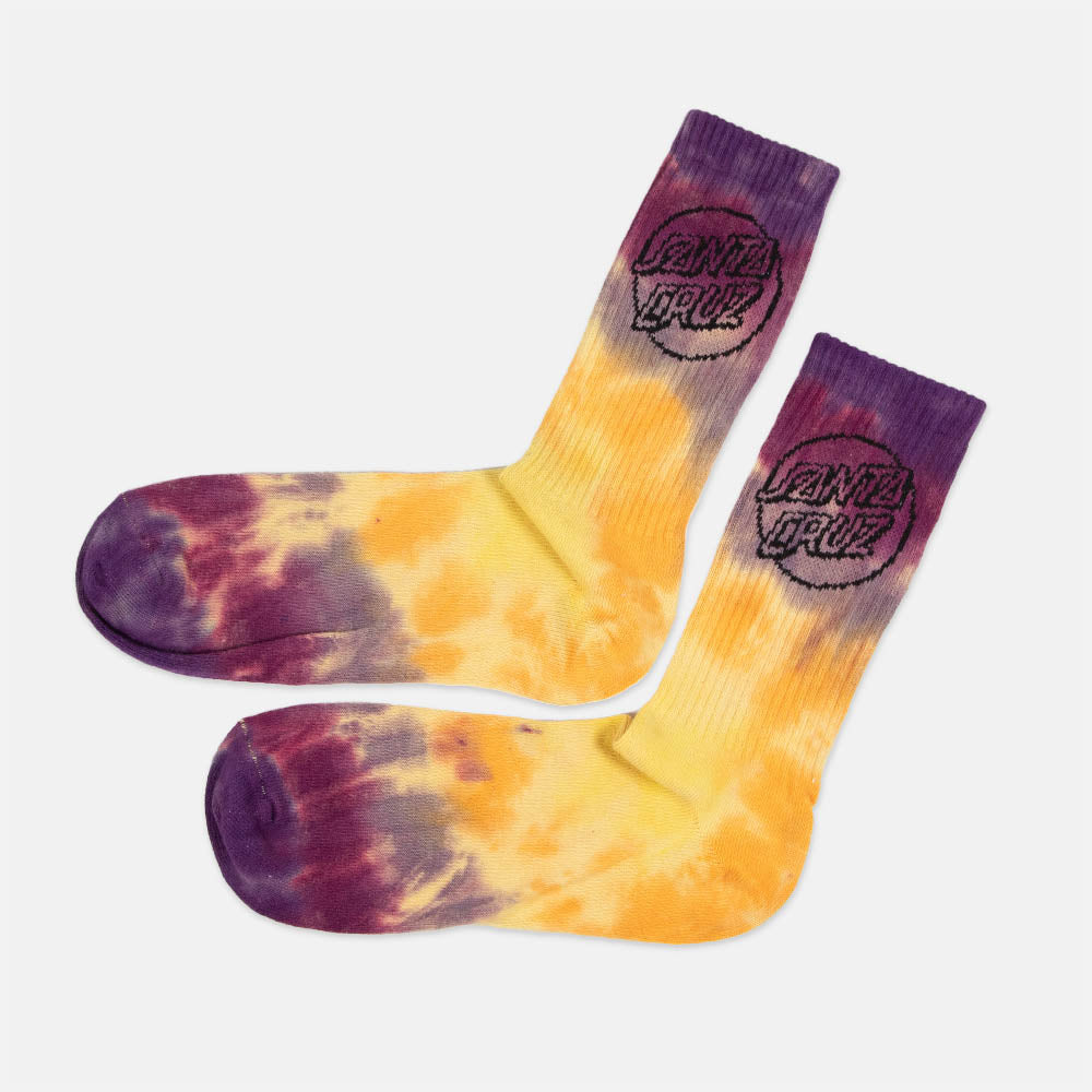 Santa Cruz - Opus Dot Socks - Purple Rainbow