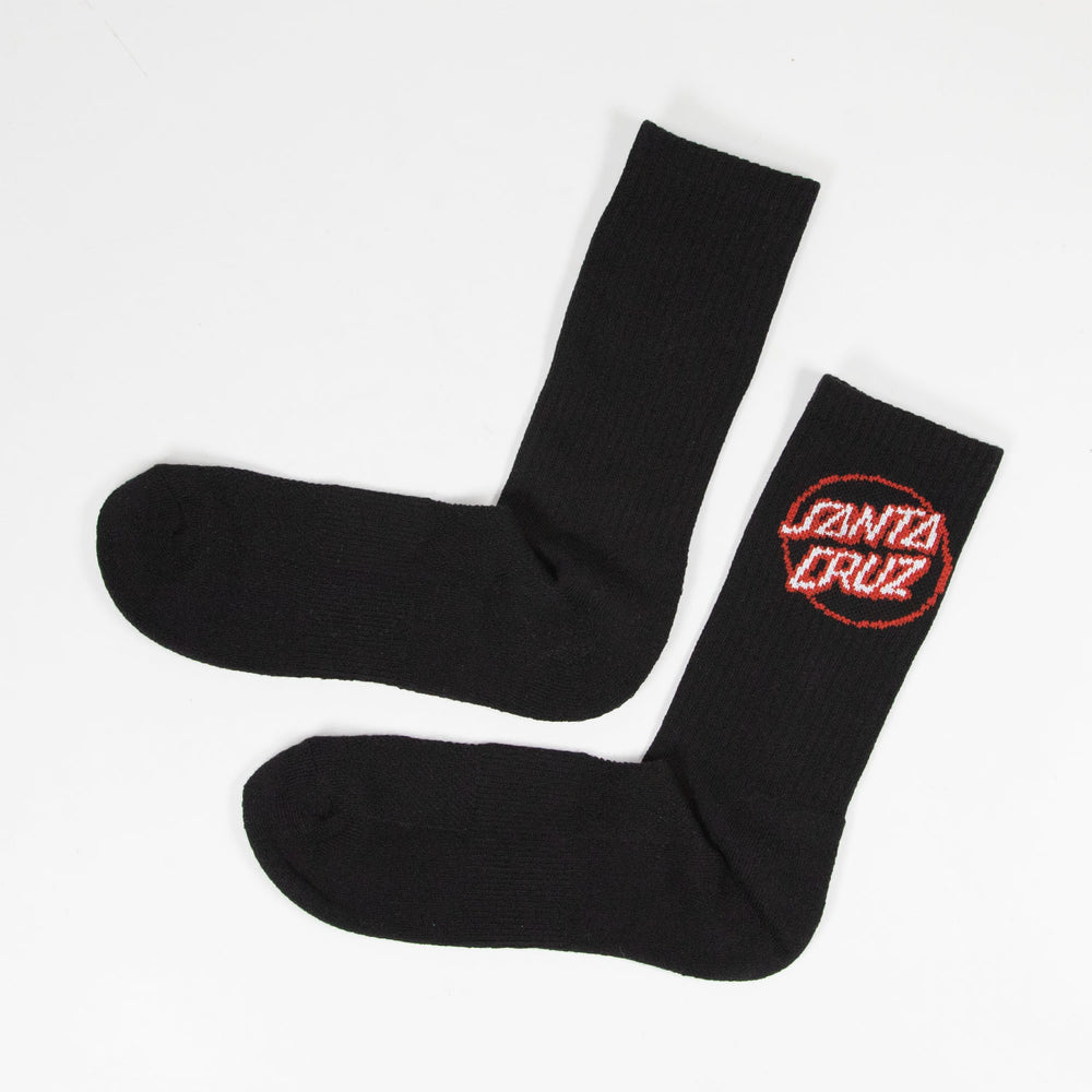 Santa Cruz - Partial Sock - Black