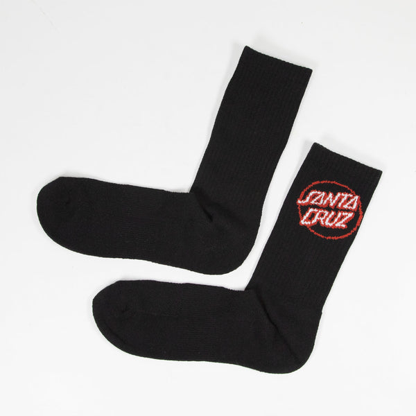 Santa Cruz - Partial Sock - Black