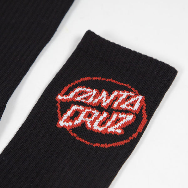 Santa Cruz - Partial Sock - Black