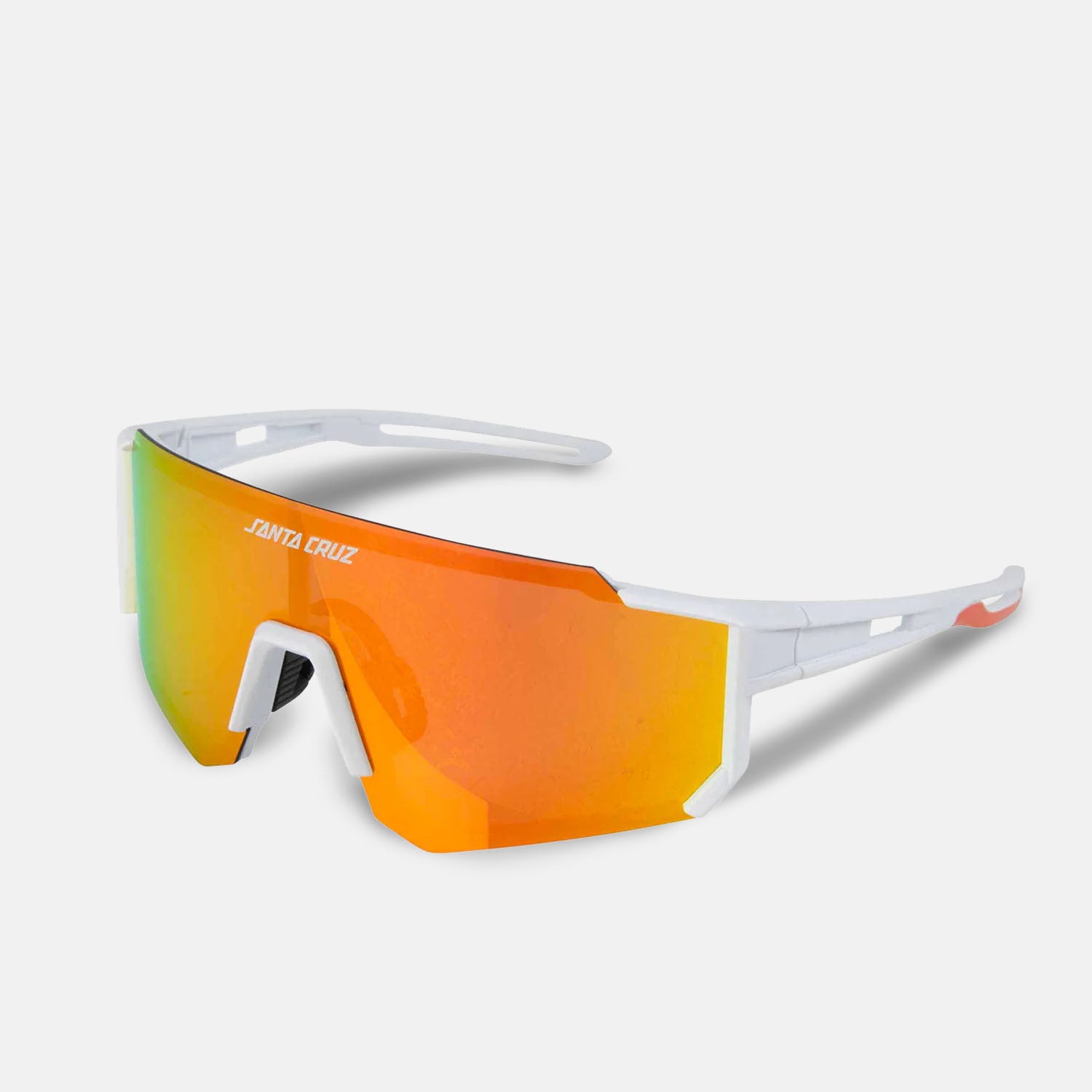 Santa Cruz - Strip Racer Sunglasses - White / Orange / Red